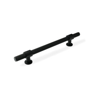 Momo Belgravia Knurled Solid Brass Bar Pull Matte Black
