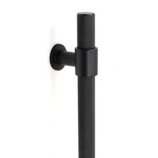 Momo Belgravia Knurled Door Pull Handle 600mm Matte Black