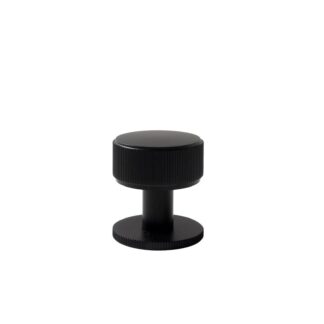 Momo Handles Belgravia 35mm Round Knob Lined Matte Black