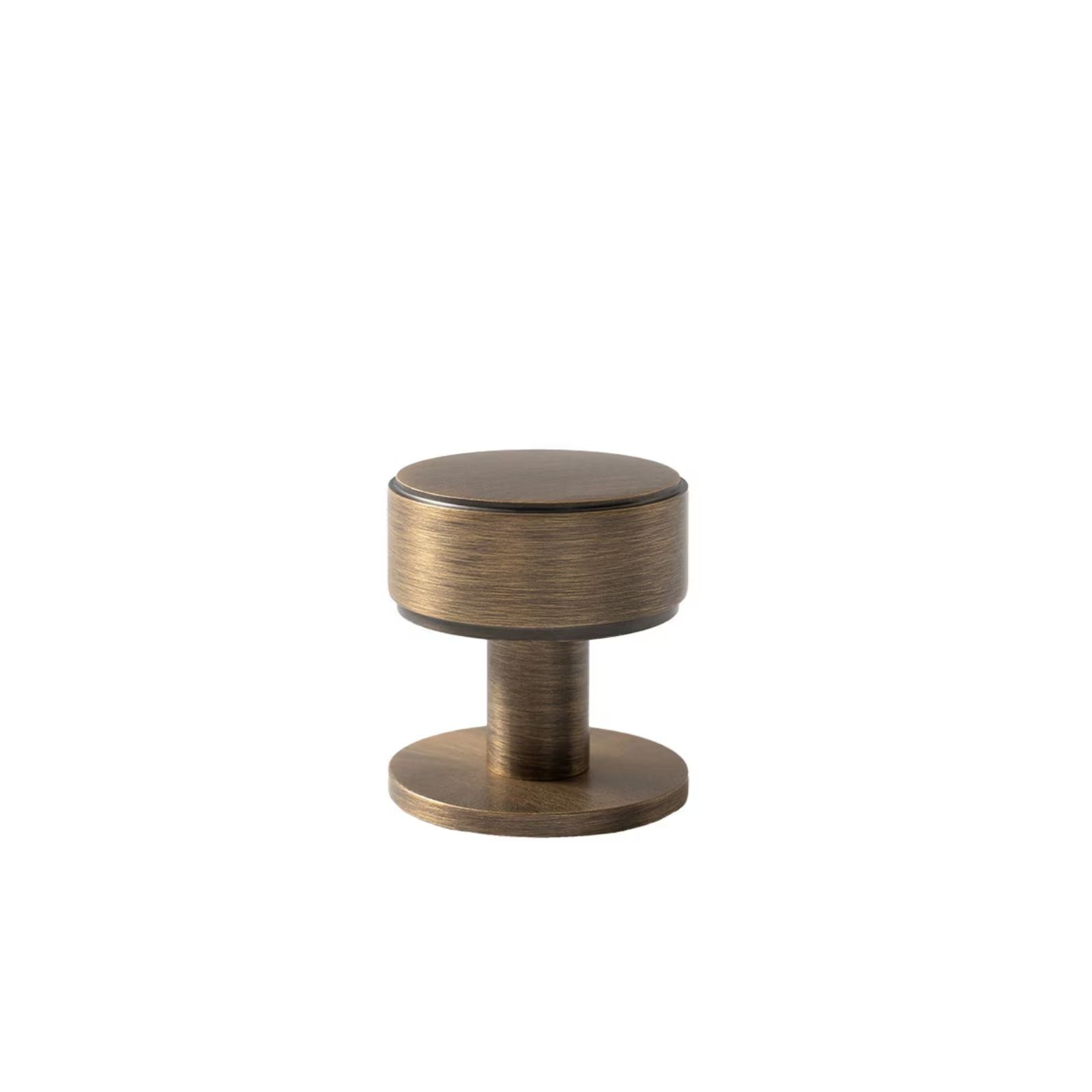 Momo Handles Belgravia 35mm Round Knob Plain Dark Brushed Brass