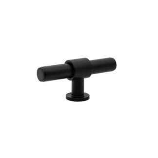 Momo Handles Belgravia 82mm T Knob Plain Matte Black