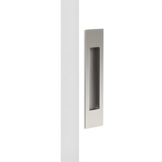 Nidus Mardeco rectangular flush pull (each) Brushed Nickel