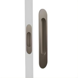 Nidus Mardeco radius flush pull set incl end pull Bronze