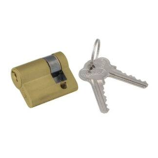 Nidus Mardeco M Series Euro cylinder for 8104 euro lock 4 pin C4 27mm Satin Brass