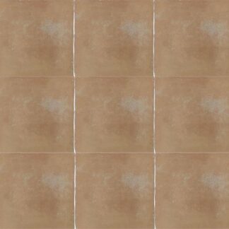 Terracotta Malee Satin Hand Made Spanish Ceramic Tile 130 x 130 x 8mm