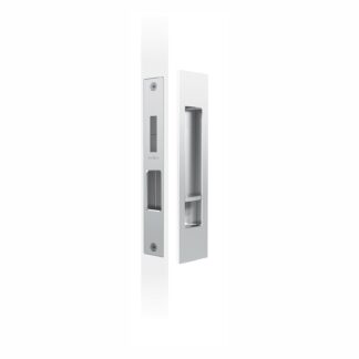 Nidus Mardeco Cavity Sliding Door Privacy Set Brushed Satin Chrome