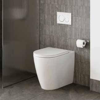 Build Your In-Wall Toilet: Caroma Urbane II Luxe Cleanflush Wall Faced Toilet Pan with Geberit Sigma Cistern Option