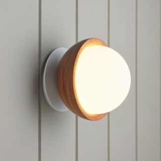 Fluxwood Button Sconce LED Wall Light