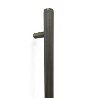 Momo Bellevue Knurled Door Pull Handle 600mm Dark Brushed Brass