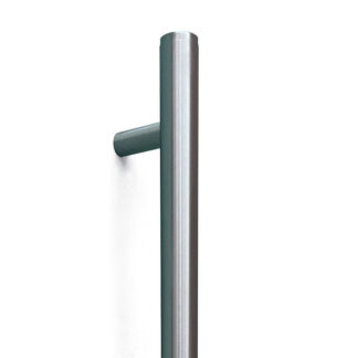 Momo Bellevue Plain Door Pull Handle 600mm Dull Brushed Nickel