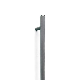 Momo Bellevue Knurled Door Pull 496mm Dull Brushed Nickel