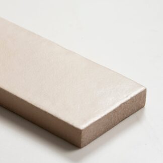 Sample of Evelyn Off-White Handmade Bejmat Satin Tile