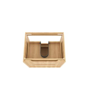 Otti Byron Fluted Woodland Oak Wall Hung Cabinet Only