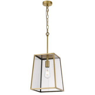 Telbix Cantena E27 25cm Pendant Antique Brass