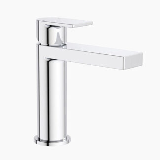 Clark Round Square Lead Free Basin Mixer - Chrome