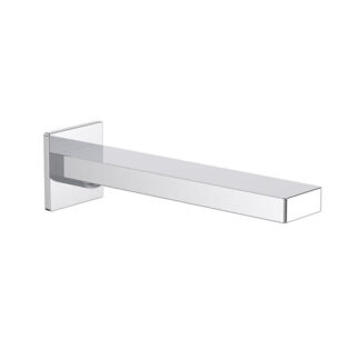 Clark Square Wall Basin/Bath Outlet 180mm Chrome