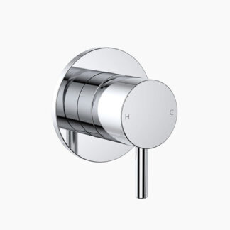 Clark Round Pin Wall Mixer - Chrome