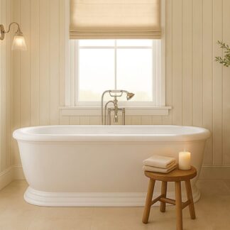 Turner Hastings Camden 180 x 85 TitanCast Bath - Satin Silk White
