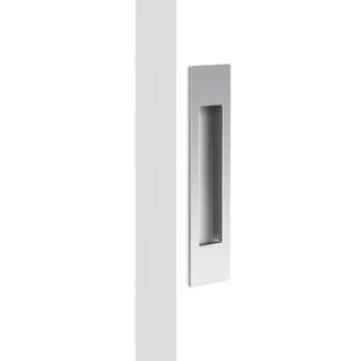 Nidus Mardeco rectangular flush pull (each) Polished Chrome
