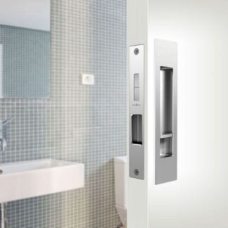 Nidus Mardeco Cavity Sliding Door Privacy Set Polished Chrome