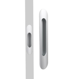 Nidus Mardeco radius flush pull set incl end pull Polished Chrome