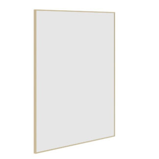Thermogroup Rectangular Gold Framed Mirror