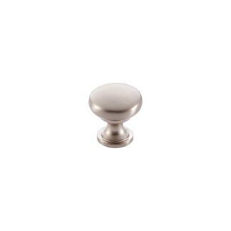 Momo Handles Florencia Plain Knob 29mm Satin Nickel
