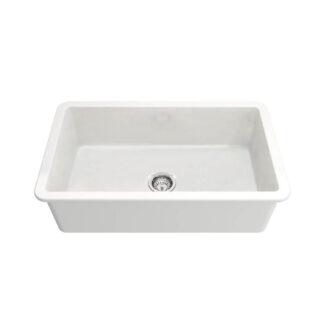 Turner Hastings Cuisine 81 x 48 Inset/Undermount Matte White Sink