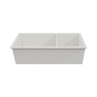 Turner Hastings Cuisine 93 x 48 One And A Half Bowl Inset/Undermount Matte White Sink