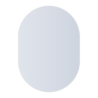 Thermogroup Pill Shape Polished Edge Mirror with Hangers 500x700mm