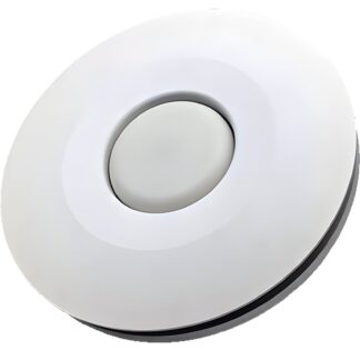 Fanco Hybrid 250 Round Exhaust Fan White - Grille ONLY LED Version