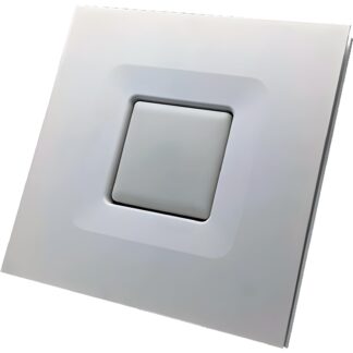 Fanco Hybrid 250 Square Exhaust Fan White - Grille ONLY LED Version