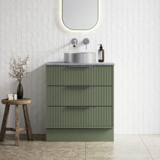 Timberline Emmett Dockland Floor Standing Vanity With Above Counter Basin