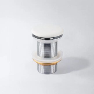 Eight Quarters Concrete Pop-up Waste - White