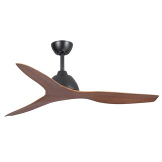 Fanco Breeze 52'' (132cm) AC Ceiling Fan - Black and Koa