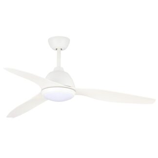 Fanco Breeze 52'' (132cm) AC Ceiling Fan with LED Light - White