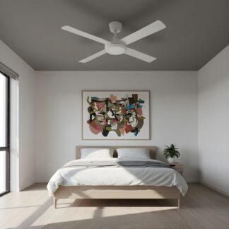 Fanco Eco Silent Pro 52'' (132cm) DC Ceiling Fan with LED Light White