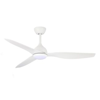 Fanco Eco Style 52'' (132cm) DC Ceiling Fan with LED Light - White