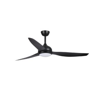 Fanco Eco Style 52'' (132cm) DC Ceiling Fan with LED Light - Black