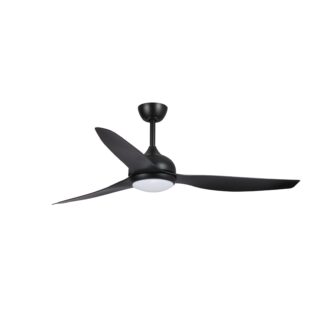 Fanco Eco Style 60'' (152cm) DC Ceiling Fan with LED Light - Black
