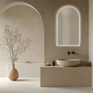 Radiant Ark Frameless LED Mirror 1000mm - 1800mm