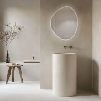 Radiant Pebl Frameless LED Mirror