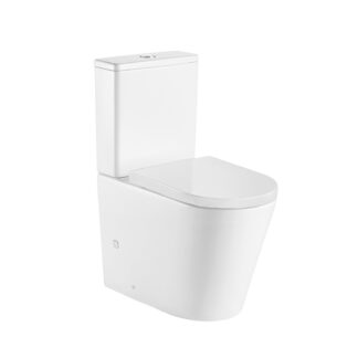 Turner Hastings Fino WhisperFlush Matte White Back to Wall Toilet Suite with Thick Seat