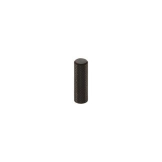 Momo Handles Graf Knurled Cylinder Knob 10mm Brushed Black