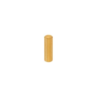 Momo Handles Graf Knurled Cylinder Knob 10mm Brushed Dark Brass