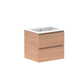 ADP Glacier Lite All Drawer Twin Vanity with Cast Marble Top