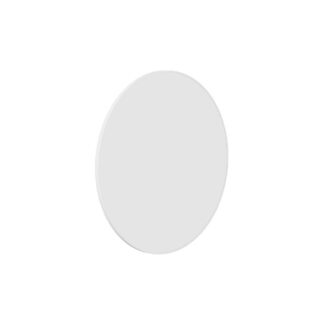 Thermogroup Round White Framed Mirror 900mm