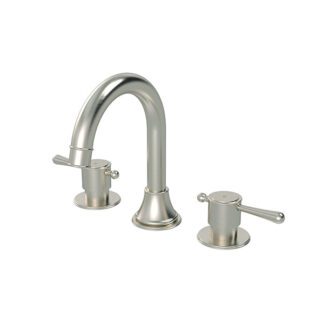 Meir Harrington 3-hole Basin Set Brushed Nickel