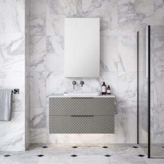 Timberline Henley Wall Hung Vanity With Above Counter Basin