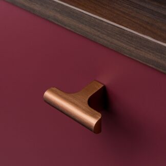 Momo Handles Hinoki T Knob 60mm Brushed Bronze